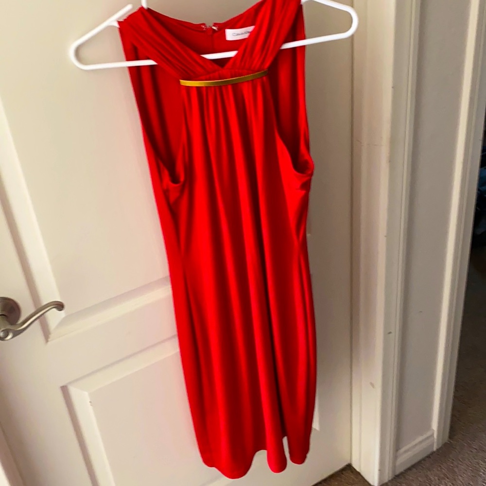 Red Calvin Klein Dress